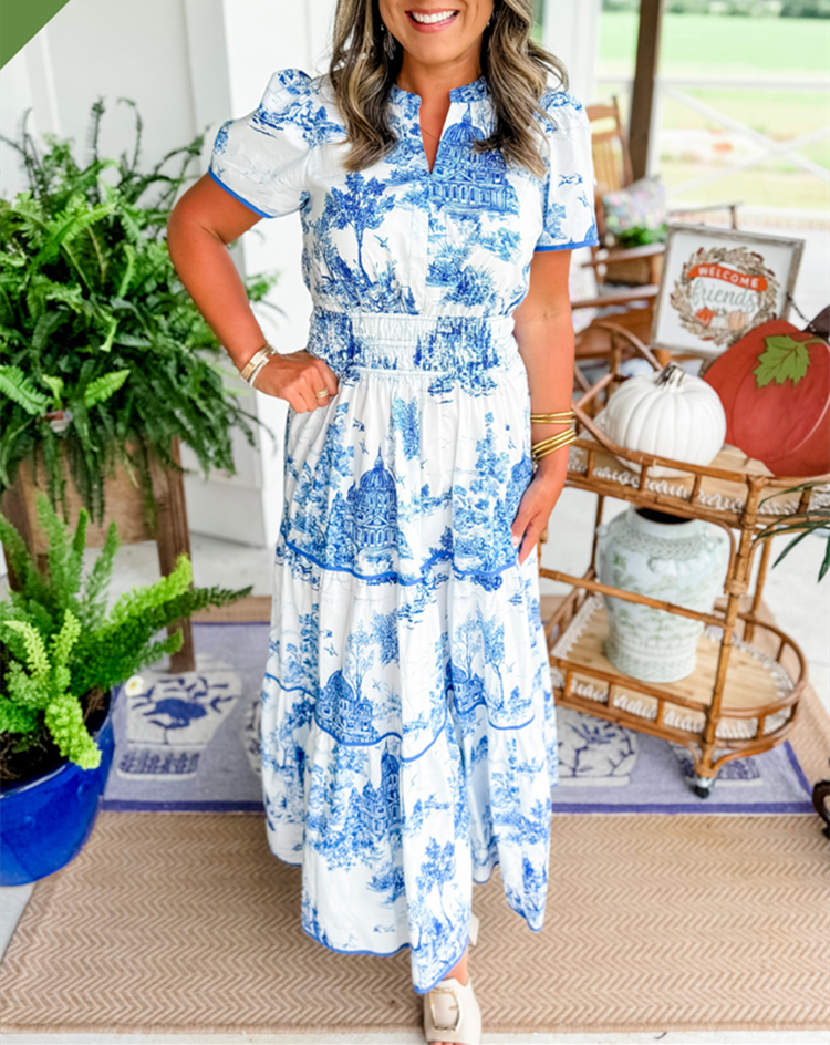 Tammy | Classic Toile Maxi