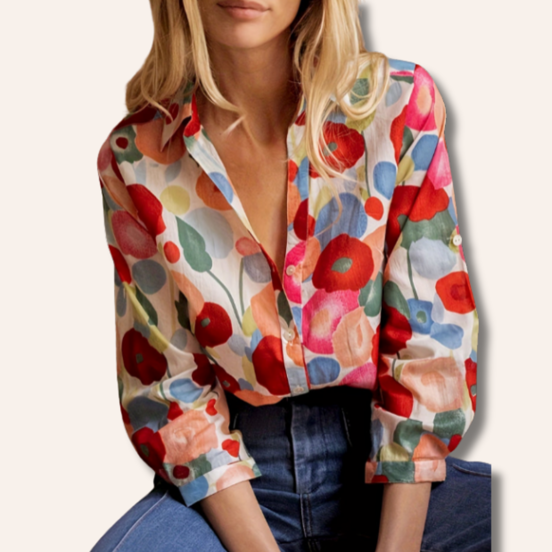 Louisa | Blouse With Floral Print