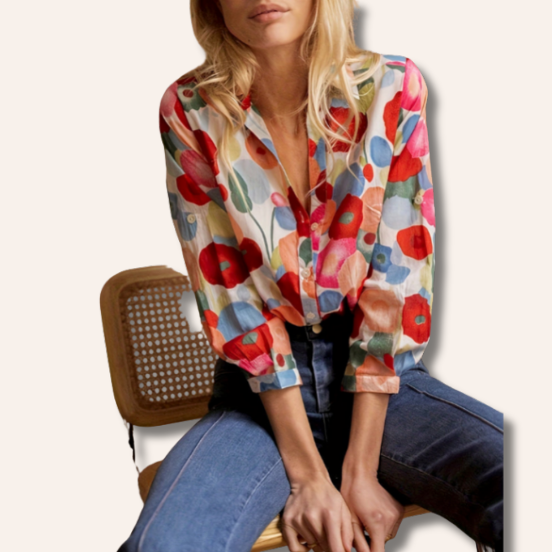 Louisa | Blouse With Floral Print