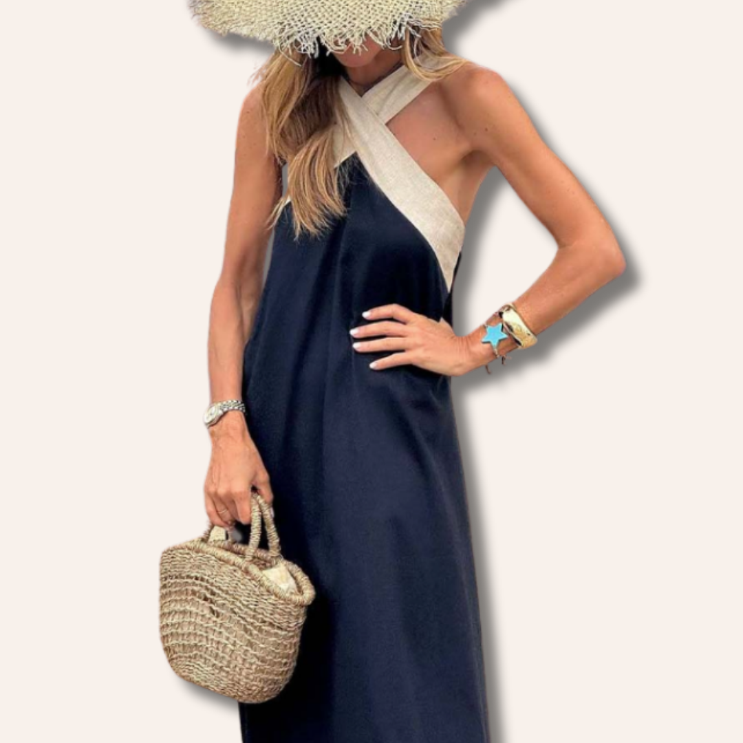 Leni | Cross Neck Dress