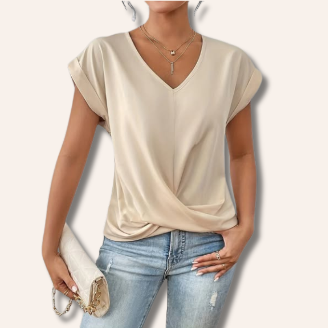 Xenna | Elegant V-Neck Top