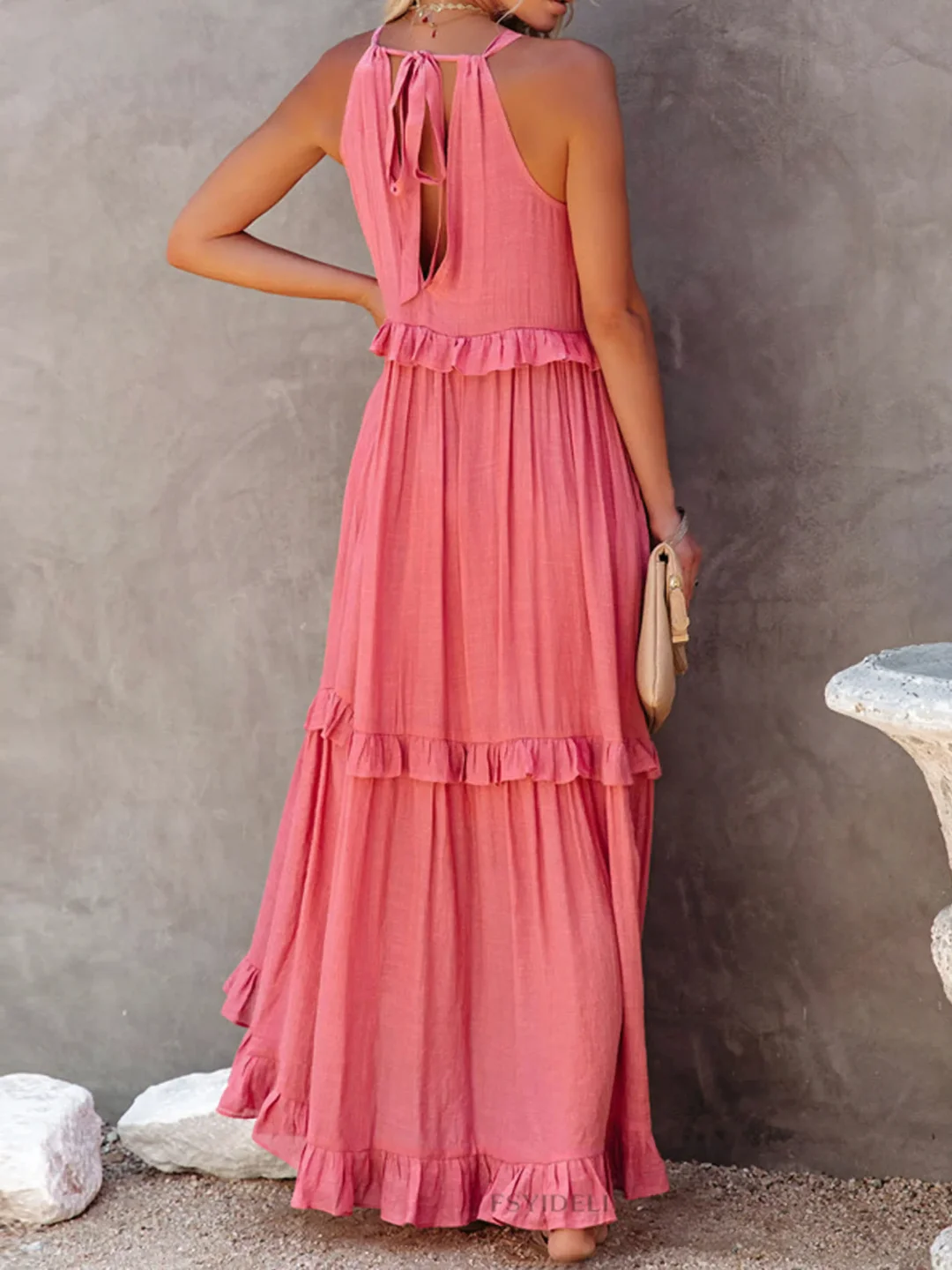 Naomi | Ruffle Breeze Maxi Dress