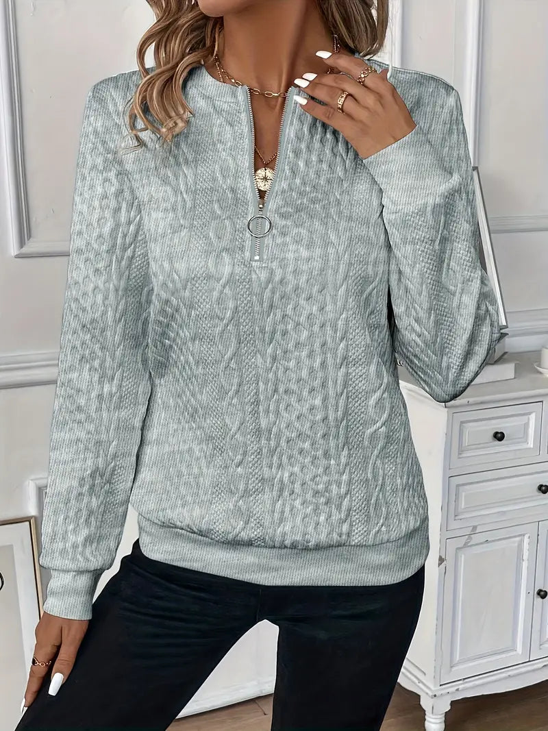 Monica | Elegant Jumper with Zip