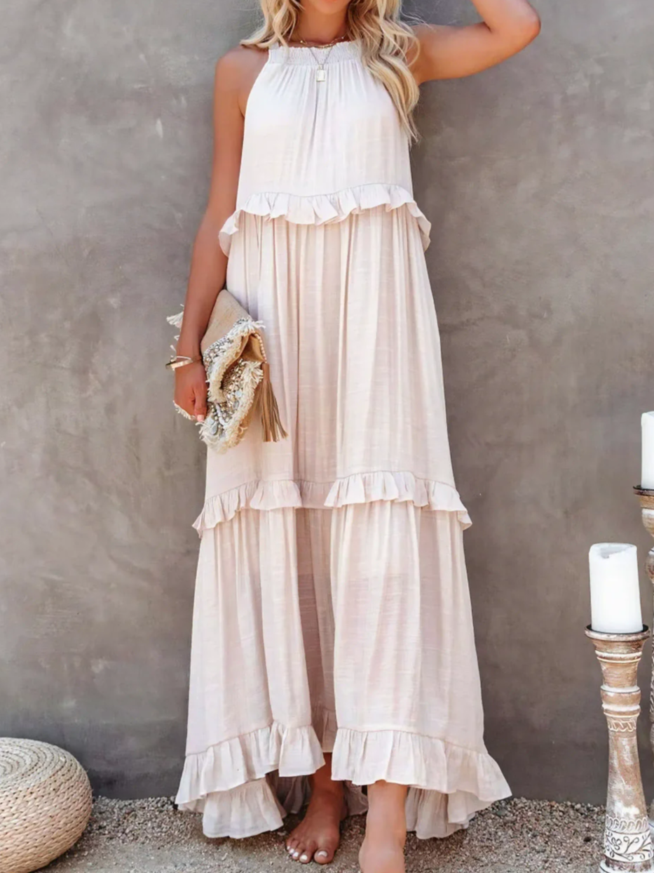 Naomi | Ruffle Breeze Maxi Dress