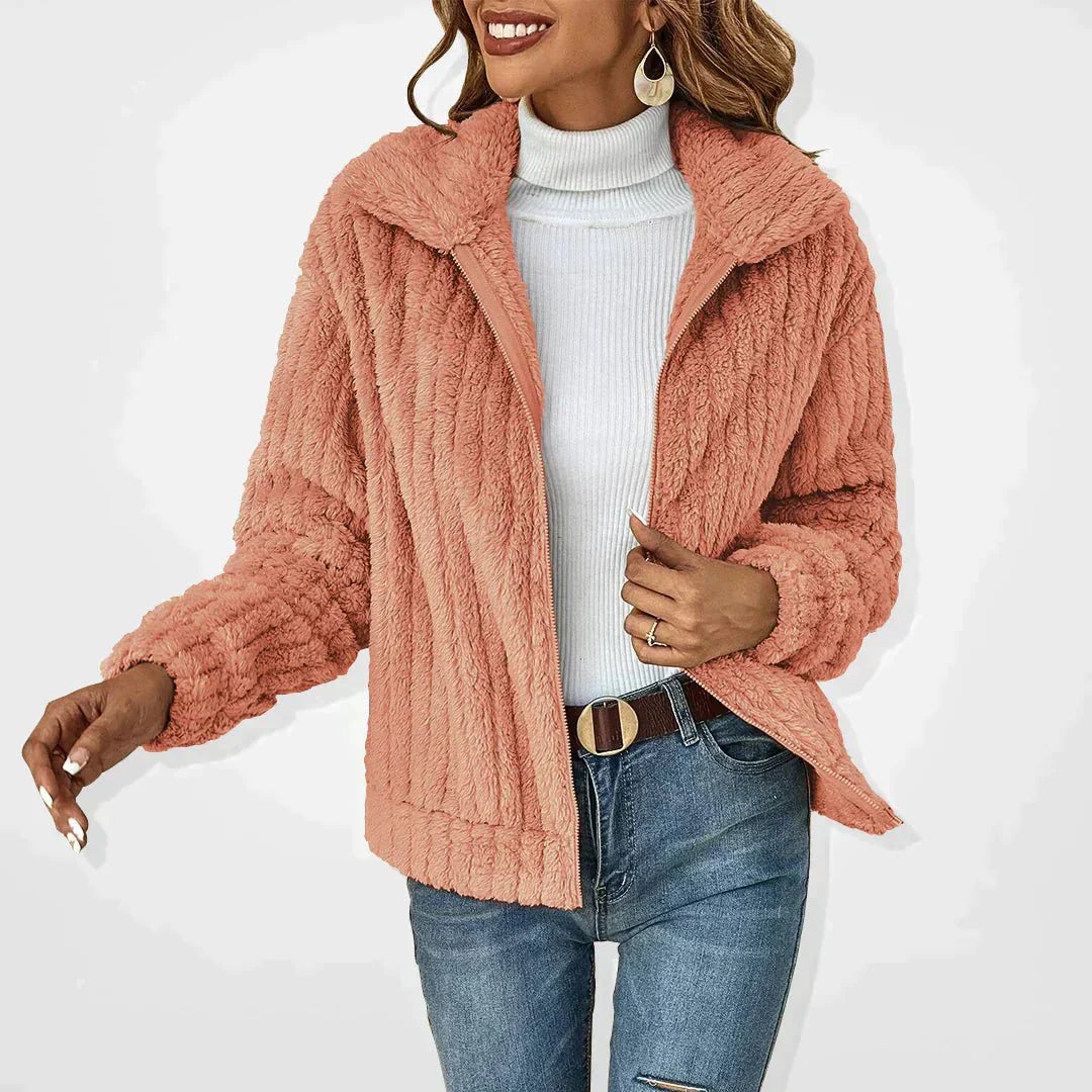 Laura | Casual Fleece Cardigan